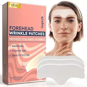 SupreH Forehead Wrinkle Patches For Anti-Wrinkle: Facial Wrinkle Patches for Forehead Fine Lines Frown Lines - Overnight Mask 16 Patch