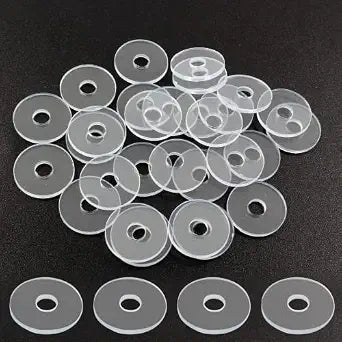 20 Pack 3/4 Inch Clear Vinyl Washer Shower Door Handle Gasket