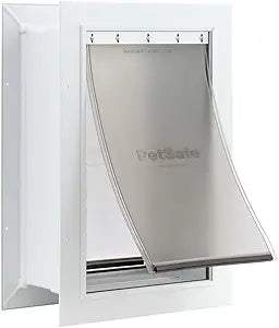 PetSafe Never Rust Wall Entry Pet Door - Telescoping Frame - Insulates Better Than Metal, Energy Efficient - Interior & Exterior, Weatherproof, Easy to Install & Clean - M