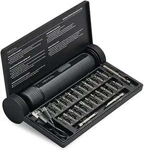 Hexcal Precision Electric Screwdriver - 4-Torque Modes Cordless Power Driver with LED Light - S2 Steel Magnetic Bits, USB-C Rechargeable - Professional Tool for Electronics Repair