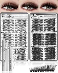 Cat Eye Lash Clusters Kit Left & Right 30D-100D D Curl 10-18mm Eyelash Kit