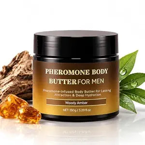 Penrose Skin Body Butter for Men, Shea & Cocoa Butter Cologne Cream