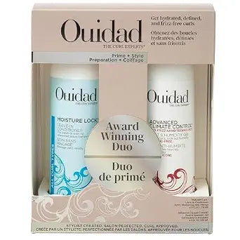 Ouidad Styling Kit Formulated For All Curl Types – Curly Hair Routine Bundles, Advanced Climate Control and Moisture Lock, Fight Frizz & Add Hydration, Perfect For Gifting, Silicone and Sulfate-Free