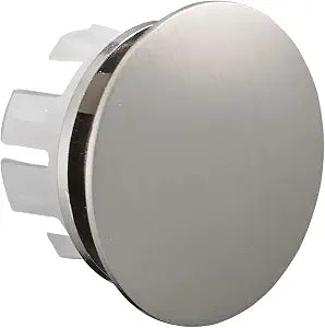2 Pack Bathroom Sink Overflow Cover, Brushed Nickel