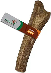 Elkhorn Premium Chews  X Large Whole Single Pack (for 50-90 lb Dogs) Premium Grade Elk Antler for Dogs (1 Piece) Sourced in the USA