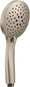 Moen Brushed Nickel 189315BN Replacement Eco-Performance Handshower, 4-3/8 in Diameter Spray Head, 1.75 GPM, 5 Function Spray