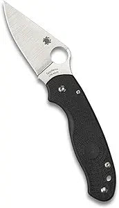 Spyderco Para 3 Lightweight Folding Pocket Knife with 2" CTS BD1N Steel Blade and FRN Handle - EDC Knife for Men and Women, Perfect for Hunting, Tactical, Camping, Survival - PlainEdge - C223PBK