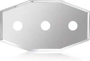 03-1654 Stainless Steel Smitty Plate 8" Center Three Hole Shower Wall Cover