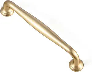 Goo-Ki 6 Pack 5'' Center to Center Modern Champagne Bronze Cabinet Pulls  Sleek Tapered Handle for Classic Furniture Contemporary Kitchen Drawer Hardware