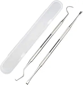 Professional Dental Tools, Langsum Stainless Steel Teeth Cleaning Tools for Dentist, Personal Using, Pets, Dental Hygiene Kit with Dental Scaler Pick, Tooth Tartar Scraper Remover and Storage Box