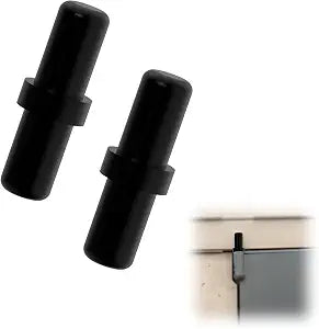 Replacement Hinges for Keter Factor Sheds(Black), 2 PCS