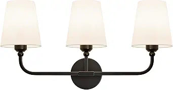 Bathroom Vanity Light, Matte Black Bathroom Lighting Fixtures Over Mirror