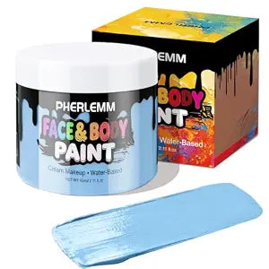 Light Blue 60ml Face Body Paint, Water Based Body Paint