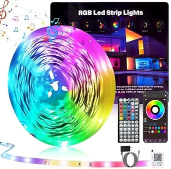GANZQH 100FT Led Lights for Bedroom, Color Changing RGB Led Strip Lights