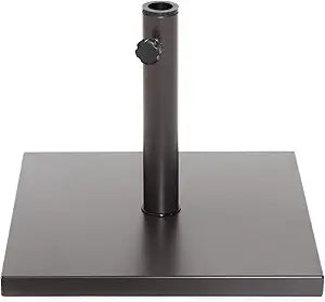 Trademark Innovations 15" Square 28 lb. Cement Umbrella Base (Brown)