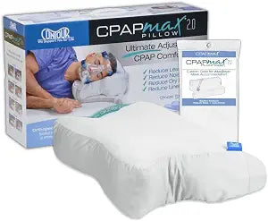 Contour CPAPMax Pillow & Pillowcase, White Bundle