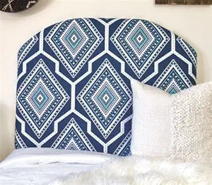 DormCo Gita Navy Twin/Twin XL Arched Headboard