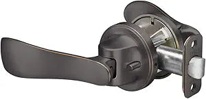 Yale P5201K01 Navis Paddle Lever, Hands-free opening  Push with your hip, Privacy, Oil-Rubbed Bronze