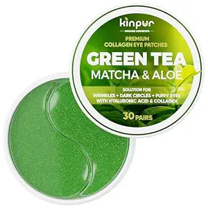 60 PCS Under Eye Patches for Puffy Eyes and Dark Circles & Eye Bags with Green Tea Matcha & Aloe - Natural Skincare Hydrating Eye Masks with Hyaluronic Acid to Refresh, Soothe & Revitalize