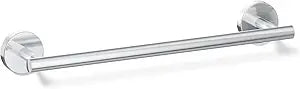 KOHLER K-27288-CP Elate 12" Towel Bar, Minimalist Design, Premium Durable Metal, Corrosion Resistant, Polished Chrome