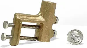 Copper Flue Mount Lightning Rod Base 3/8"