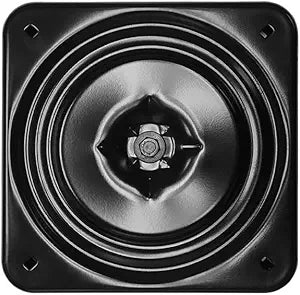 #10BK - 10.25" - Flat - Square Swivel Replacement for Barstool Recliner Chair or Furniture - 65 Ball Bearings - Swivel Plate Mechanism - 360 Rotation - 400 Lbs Weight Limit - Made in USA - Rated No. 1