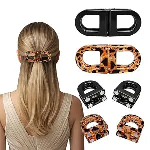2PCS Magnetic Hair Clips for Women, Strong Hold No-Slip Hair Styling Clips, 2-in-1 Seamless Design