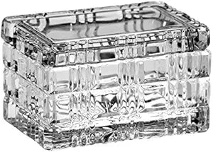 Barski Cut Crystal Large Rectangle Jewelry Box/Candy Box, 5." Long, Made in Europe