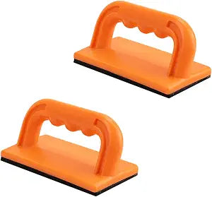 POWERTEC Table Saw Push Block 2PK - Ergonomic Handle Push Block with Non-Slip Pad for Table Saw, Router Table, Bandsaw & Jointer - Woodworking Tools and Safety Accessories (71032)