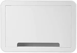 Legrand - OnQ Cable Management, In-Wall Media Box, Dual Purpose Structured Wiring Enclosure, TV Home Theater Recessed Storage Box, 9 Inch, white ENP0900-NA