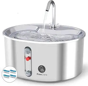 Cat Fountain 3.2L Large Capacity, Ultra Quiet 18 dB Water Dispenser, Enabled Multi-Stage Filtration, Includes 4 Extra Filters
