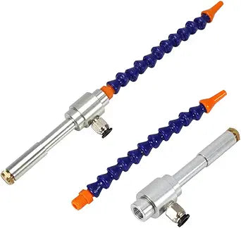 JTLB Cooling Gun 15 * 11 * 9 130mm Aluminum Alloy Mechanical Process Mini Vortex Cold Air Dry Cooling Gun Flexible Tube