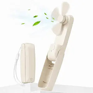 Hand Held Fan, Mini Handheld Fan Foldable Pocket Size, USB Portable Fan