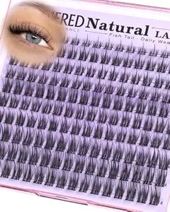 Winifred Natural Lash Clusters Wispy Eyelash clusters C Curve