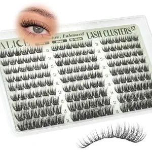 ALICE Wispy Lash Clusters Natural Eyelash Extensions C Curl 10-16mm