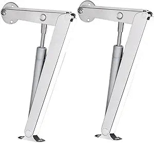 200N-60lbs Chest Heavy Duty Soft Close Lid Support Hinges Large & Long Chest Hinges for Wooden Box, Slow Lowering Pneumatic Heavy Lid Lifter Gas Struts