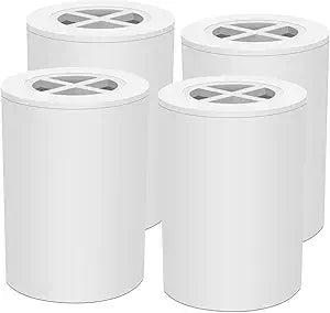 A01 Multi-Stage Shower Filter Replacement Compatible with Afina Filtered Shower Head for Hard Water, Filters Chlorine and Other Impurities,4 Pack,