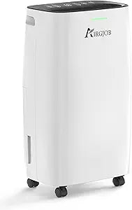 32-Pint Dehumidifier for Basement and Large Room - 2000 Sq. Ft, Quiet Dehumidifier for Large Capacity Room Home Bathroom Basements - Auto Continuous Drain Remove Moisture with Child Lock
