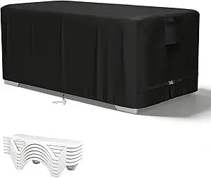 Outdoor Lounge Chair Cover,Waterproof Pool Lounge Chair Covers for Stackable Patio Chaise Lounge Chairs - 80''L x 32" W x 40" H