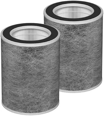 HP201 True HEPA Filter Replacement Compatible with Shark HP200 Series, Models HP201, HP202, HP301, HP302, UA205, AP1000 3-in-1 Max HC501, HC502 Air Cleaner Purifier, 2 Pack