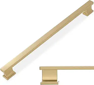 COTYKILEY 10 Pack 12.6 Inch(320mm) Champagne Bronze Cabinet Handles Gold Kitchen Cabinet Pulls Cabinet Door Handles Kitchen Cabinet Hardware