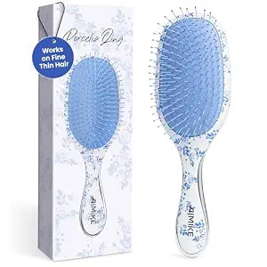 AIMIKE Porcelia Detangler Brush for Fine Hair, Paddle Hair Brush for Women