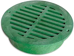 National Diversified Sales 1250 12" Round Green Sewer & Drain Grate