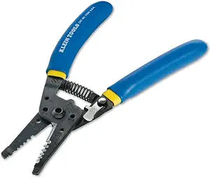 Klein Tools 11055EP Wire Cutter and Stripper, Made in USA, Stranded and Solid Wire Cutter, Cuts Copper