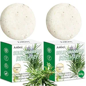 Shampoo Bar With Rosemary Oil for Hair Growth,Soap Shampoo for Thinning Hair,Rosemary Shampoo for Hair Growth,Strengthening & Nourishing Formula for Anti Dandruff,Hair Loss, Scalp Treatment ,(2 Pack)