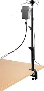 Wintopro Height Adjustable Flex Shaft Rotary Tool Hanger Stand with Table Clamp, Heavy Duty Motor Mount Compatible with Foredom, Dremel, Grobet Tools