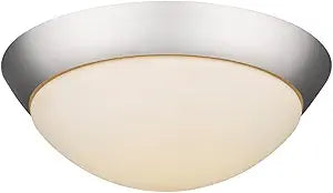 Acclaim Lighting IN51393SN Transitional LED Flushmount from Flushmounts Collection in Pwt, Nckl, B/S, Slvr. Finish,