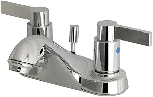 Kingston Brass FB5621NDL 4 in. Centerset Bathroom Faucet, Polished Chrome