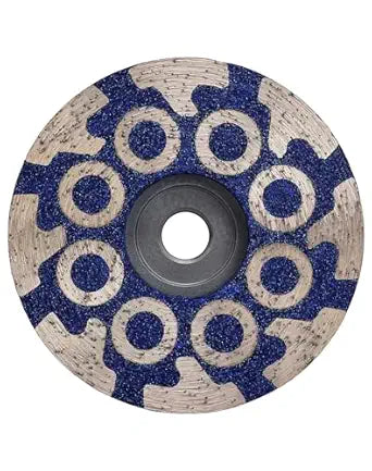 4" Flat Resin Diamond Cup WheelsDiamond Grinding Wheels with 5/8-11 Thread for GraniteMarble and Engineered Stone