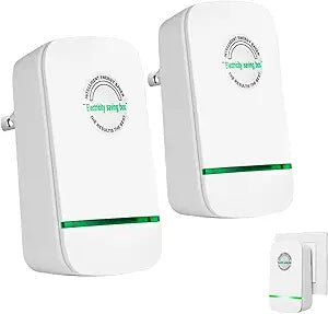 New Universal Energy-Saving Box, Reduce Electricity Bills, Plug-and-Play, Power Factor Corrector for Home and Office Use (2Pcs)